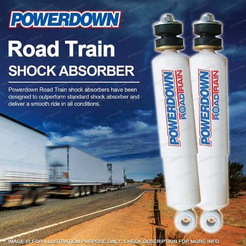 2 Front POWERDOWN ROAD TRAIN Shock for INTERNATIONAL ACCO Series G 1850G K2350G