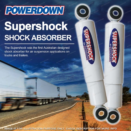 Front POWERDOWN SUPERSHOCK Shock Absorbers for INTERNATIONAL T Line Series 82-On