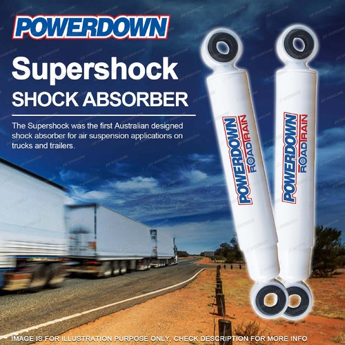 Front POWERDOWN SUPERSHOCK Shock Absorbers for INTERNATIONAL Transtar F4670 4700