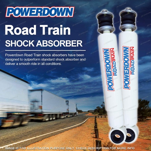 2 x Front Powerdown Road Train Shocks for Isuzu FVL FVM FVR FVZ GVR S Series