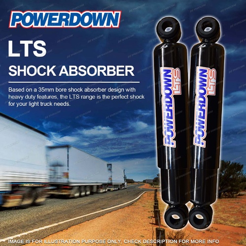 2x Rear Powerdown LTS Shock Absorbers for Isuzu NHR NKR Series ELF NKR150 NKR200