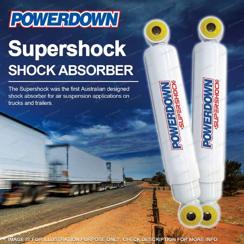 2 x Front POWERDOWN SUPERSHOCK Shock Absorbers for IVECO MP4500 MP4500 8x4