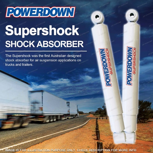 Front POWERDOWN SUPERSHOCK Shocks for MERCEDES BENZ Actross 005 323 9600