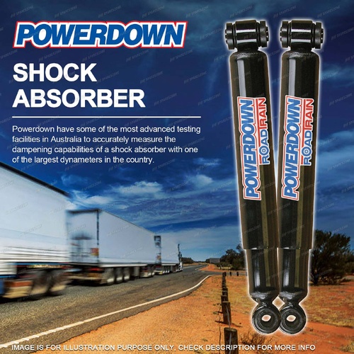 2 x Front POWERDOWN Shock Absorbers for MERCEDES BENZ OF811D LO812 LO814 LO912