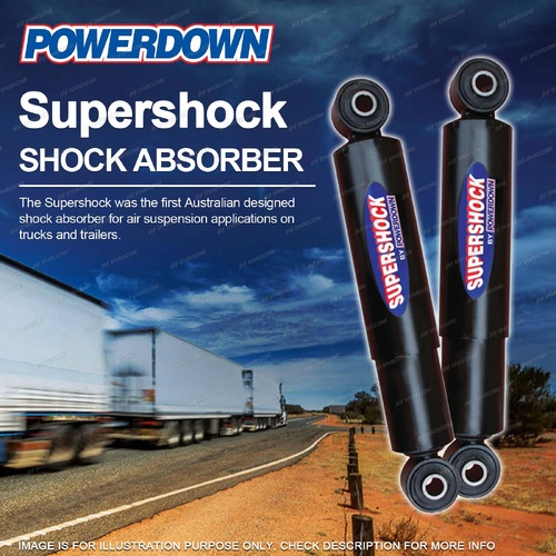 2 x Rear POWERDOWN SUPERSHOCK Shock Absorbers for NEWAY AD-378 10" RIDE HEIGHT