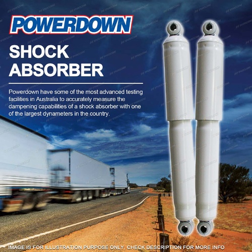 2 x Rear POWERDOWN Shock Absorbers for NISSAN Condor S41 NZ 91-On 56210-0T020