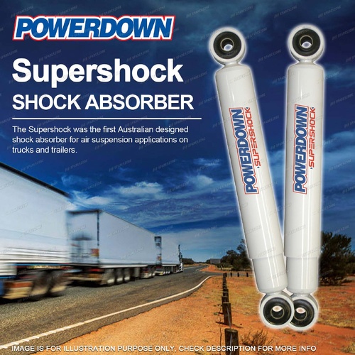 2 x Front POWERDOWN SUPERSHOCK Shock Absorbers for REYCO AIR SUSPENSION 17146-01