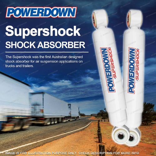 Front POWERDOWN SUPERSHOCK Shock Absorbers for REYCO AIR SUSPENSION ART23 AR25