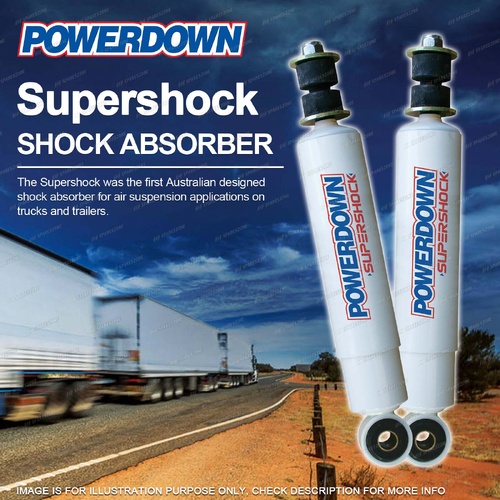 2 Rear Powerdown Supershock Shock Absorbers for UD CW Series CW15 CW40 CW41 CW60