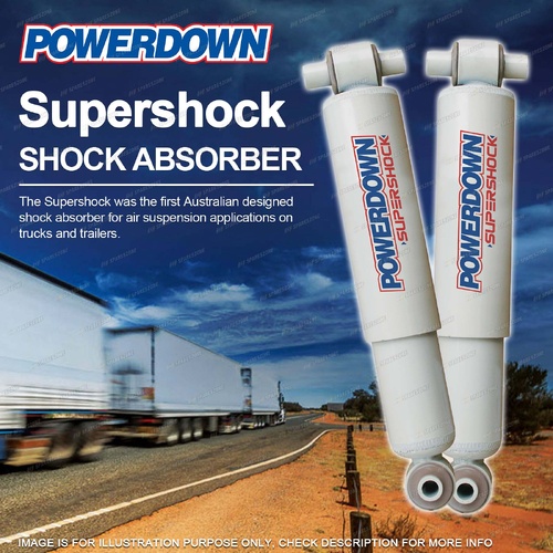 2 Rear POWERDOWN SUPERSHOCK Shock Absorbers for VOLVO F12 S-RIDE 6x2 W-RIDE 6x4