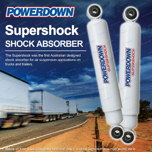 2 x Rear POWERDOWN SUPERSHOCK Shock Absorbers for VOLVO FL10 FL12 6x2 1598106
