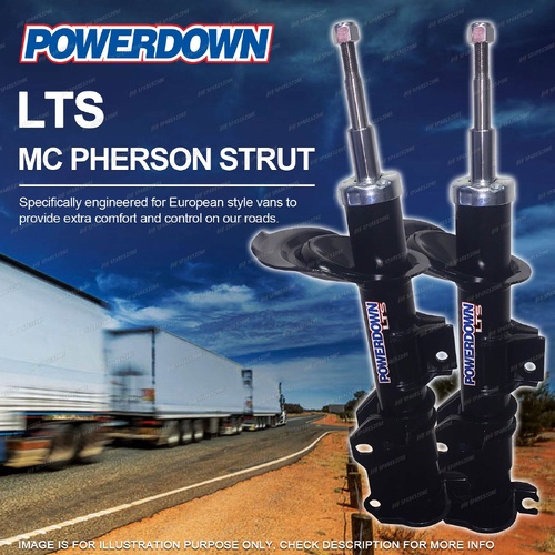 2x Front Powerdown LTS Shock Absorbers for Mercedes Benz Vito 03 - 10 6393201513