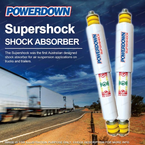 2 x Rear Powerdown Supershock Shock Absorbers for Kenworth 200 400 460 600 690