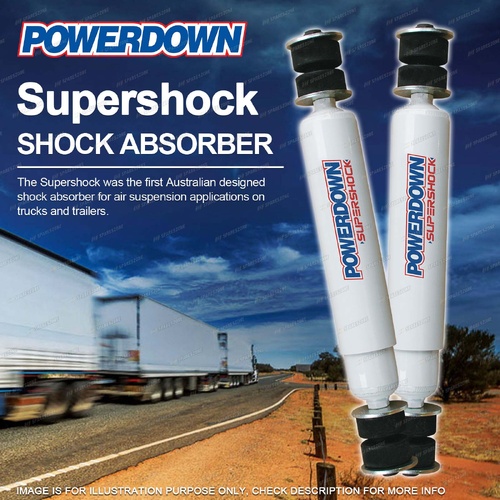 2x Rear Powerdown Supershock Shocks for Scania 140 141 142 144 164 Series 216975