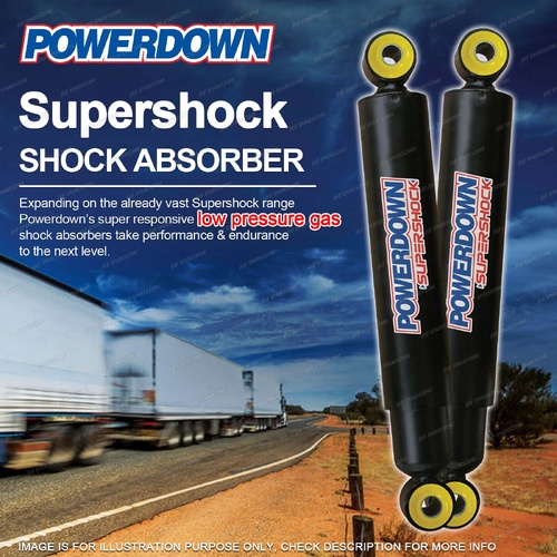 2 x Rear Powerdown Supershock Shock Absorbers for Hino CH3HFAA NZ