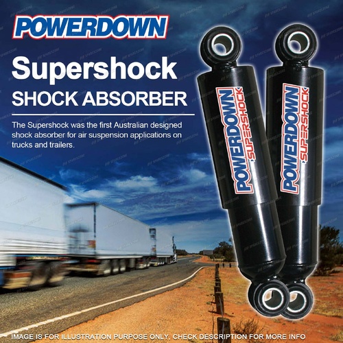 2 x Rear Powerdown Supershock Shock Absorbers for BPW OE Shock Absorbers