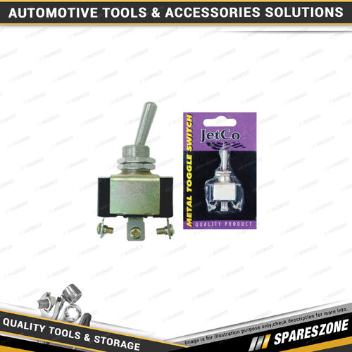 Jetco Universal 3 Pin Metal Toggle Switch - On/Off/On Premium Quality
