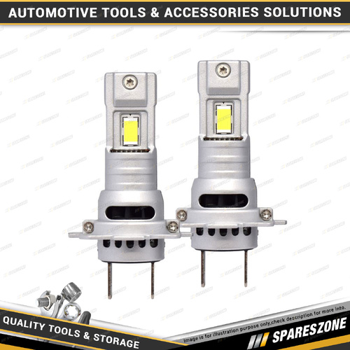 2 Pcs of Motolite H7 Direct Fit LED Headlight Canbus Globes - with Cooling Fan