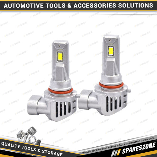 2 Pcs of Motolite HB4 Direct Fit LED Headlight Canbus Globes - with Cooling Fan