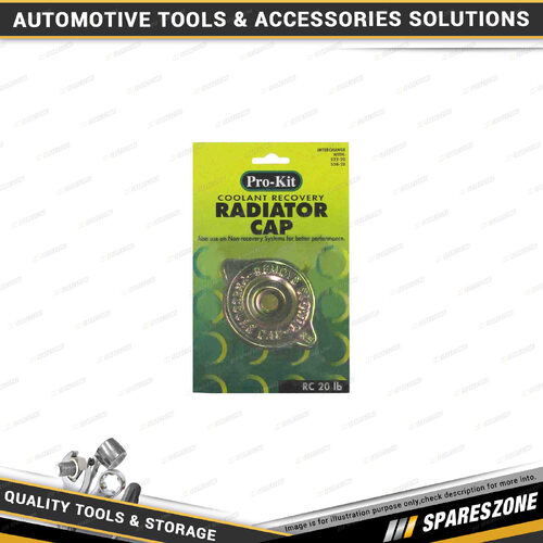 Pro-Kit Radiator Cap Coolant Recovery - Interchange with 522-20 538-20