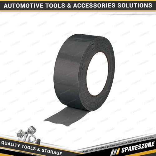 Pro-Kit Cloth Duct Tape - Black 100Mph 10 Mtr x 48mm Self Adhesive Repair
