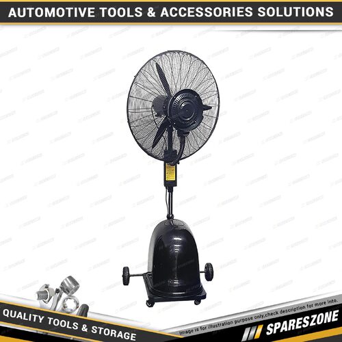 Pro-Kit Fan - 750mm 30 Inch Misting Workshop 47L Height Adjustable 1.65 to 2M