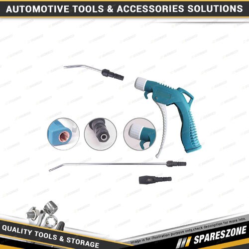 5 Pcs PK Tool Air Duster Gun - with Interchangeable Nozzles Lightweight Design