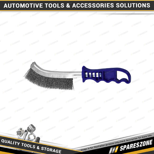 12 Pcs of PK Tool 25cm 10 Inch Single Row Steel Wire Brushes - 10mm Steel Wire