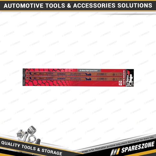 2 Pcs of PK Tool 30cm 12 Inch B1 Metal Hacksaw Blades - 18 Teeth/Inch