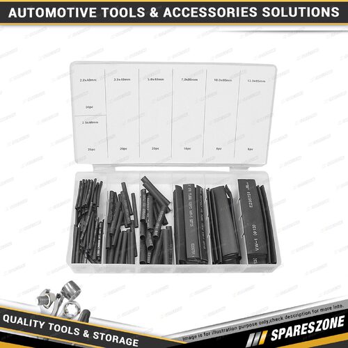 127 Pcs of PK Tool Heat Shrink Tubes - Length 40mm 80mm & 85mm Tubes
