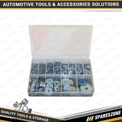 670 Pieces of PK Tool Steel Washers Assortment - Include Various Diameters