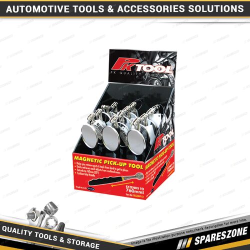 12 Pcs of PK Tool 55mm 2-1/4" Telescopic Inspection Mirror with Adjustable Head