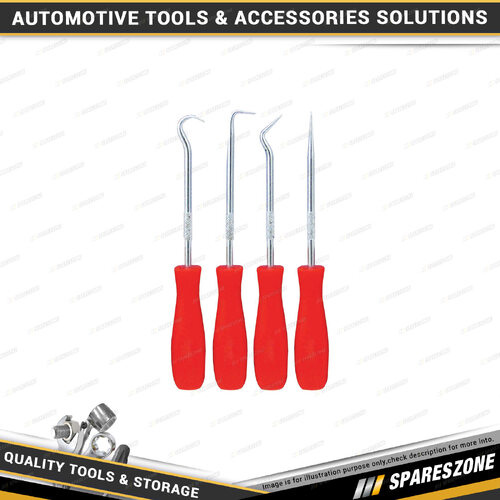 4 Pcs of PK Tool 135mm Pick & Hook Set - O-Ring Oil Seal Gasket Puller Remover