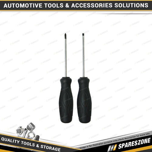 2 Pcs of PK Tool 75mm Screwdriver Set - Phillips PH00 & Straight Blade 2mm