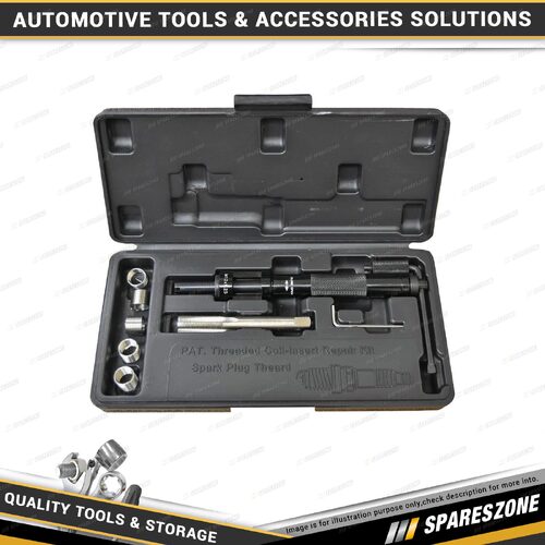 10 Pcs of PK Tool Thread Repair Tool Set - M12 Coil Insert with Taps