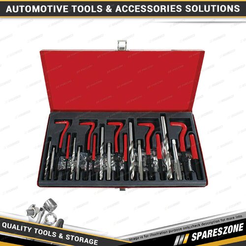 131 Pcs of PK Tool Thread Repair Tool Set - M5 M6 M8 M10 M12 Coil Insert