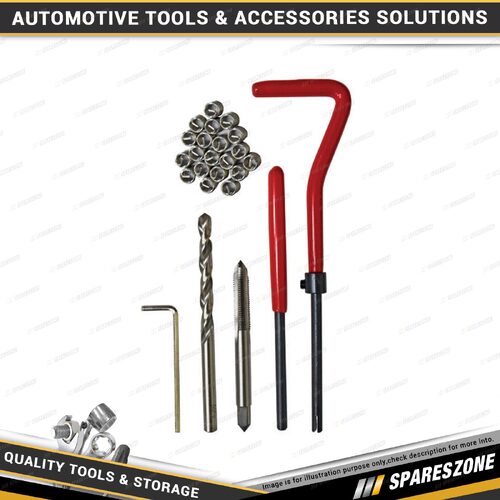 15 Pcs of PK Tool M10 Coil Insert Thread Repair Tool Set - M12 x 1.5 x 18mm