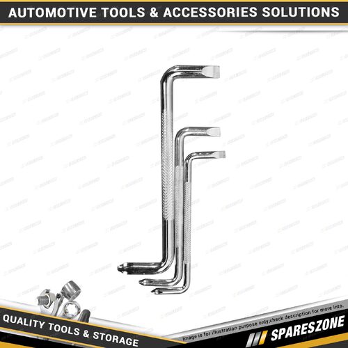 3 Pcs of PK Tool Offset Screwdriver Set - Phillips & Blade Screwdrivers