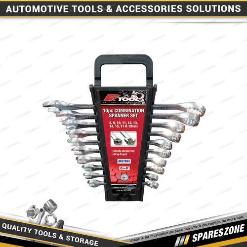 10 Pcs of PK Tool Metric Cr-V Combination Spanner - Multiple Sizes Spanners