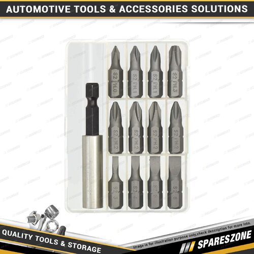 13 Pcs of PK Tool 1/4 Inch Hex Screwdriver Bits Set with Drill Adaptor