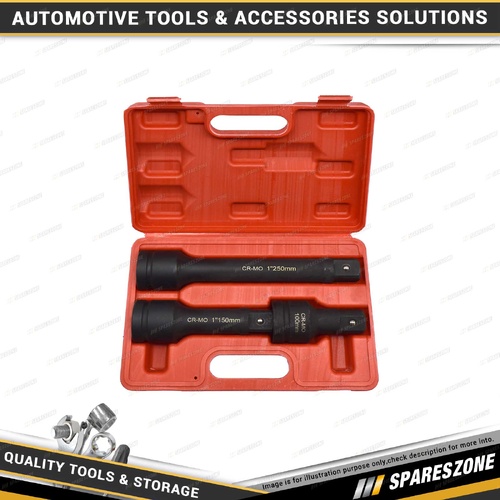 3 Pcs of PK Tool Impact Extension Bar Set - 1" Drive 100 150 & 250mm Cr-Mo