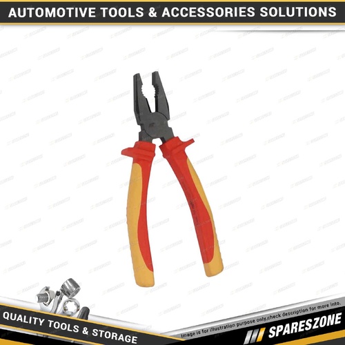 PK Tool 1000V VDE 200mm Heavy Duty Combination Plier - Slip Guards Cr-V