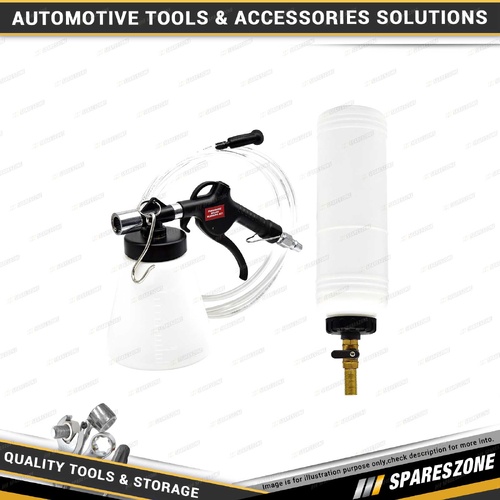 PK Tool 1L Auto Top-Up Pneumatic Brake Fluid Bleeder Kit - No Manual Pumping