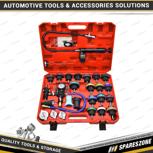 29 Pcs of PK Tool Cooling System Pressure Tester & Vacuum Refill Master Kit