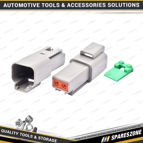 4 Pcs of PK Tool Female Two Cavity Connector & Wedgelock - to Suit PT91507