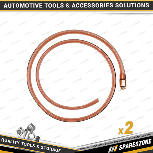 2 x PK Tool 19mm 3/4 Inch Brass Jiggle Syphons - for Water & Oils with 2M Hose