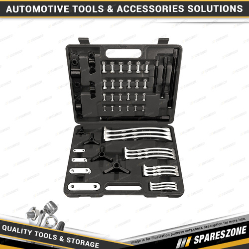 PK Tool 2 & 3 Jaw Gear Puller Combo Kit - Drop Forged Steel Arms Reversible Jaws