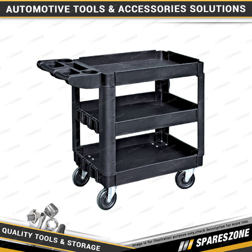 PK Tool Professional Workshop & Warehouse Trolley - 3 Shelf  250kg Capacity
