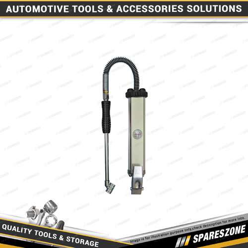 Pro-Tyre Service Station Style Type Inflator - with Strip Gauge Dual Head