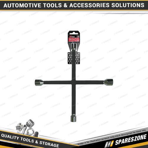 Pro-Tyre 14 Inch Chrome Plated Carbon Steel Wheel Brace - with Soft Grip